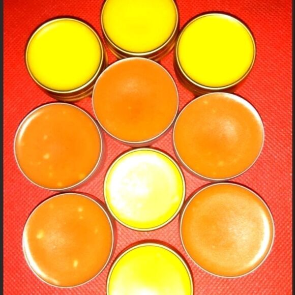 Hand CRAFTED Turmeric LEMON LIP BALM 3 For $13 mix or match - Picture 2 of 3
